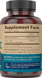 DEVA Vegan Probiotic with FOS Prebiotics Supplement - 2 Billion CFU with 100 MG of Prebiotics Per Serving for Men & Women - Non-Dairy Gluten Free - Naturally Shelf Stable - 90 Capsules
