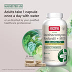Jarrow Formulas Saccharomyces Boulardii + MOS Probiotics for Digestive Health and Intestinal Tract Support - 5 Billion CFU Per Serving - 90 Delayed Release Caps - Probiotic + Prebiotic - 90 Servings