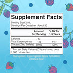 MaryRuth Organics USDA Toddler Liquid Drops | Zinc Sulfate | Immune Support Supplement| Skin Health | Vegan | Formulated for Ages 1-3 | Delicious Berry Flavor | 1 Month Supply | 2 Fl Oz