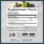 DIM Supplement 400MG Extra Strength | Hormone Balance for Men and Women | Menopause, Acne, Hot Flashes Relief, Prostate Support & Antioxidant Support | Soy-Free, Gluten-Free | SMNutrition | 90 Ct.