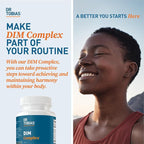 Dr. Tobias DIM Complex | Hormone Balance for Women & Men | DIM Supplement with BioPerine, Broccoli Extract & Calcium D-Glucarate - Estrogen Detox Balance Complex - Non-GMO Vegan (60 Capsules)