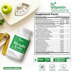 Weight Loss Supplements for Women & Men - Includes Green Tea Extract, Chromium, Vitamin B6 - Energy Booster, Belly Fat Burner & Appetite Suppressant Diet Pills - 30 Tablets