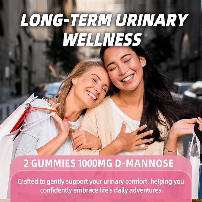 D-Mannose Gummies 2000mg & Bee Pollen 1000mg Gummies