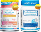 The Ultimate Women's Wellness Probiotic Bundle, Women's Microflora+Triple Strength Triple Strength Broad Spectrum Probiotic, Support Healthy Vaginal Microflora & Comfort, for Digestive & Immune Health