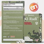 EarthNutri KI-Radi™ Potassium Iodide KI Tablets 65 mg – High Potency Iodine for Thyroid Support, Emergency Preparedness – Potassium Supplement in Foil Blister – 200 Tablets (10 Pack of 20)