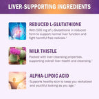 BioSchwartz Reduced Glutathione Supplement 500mg with Alpha Lipoic Acid 50mg & Milk Thistle 100mg - Glutathione Reduced Form - Gluten-Free, Third Party Quality Tested - 30 Capsules, 30 Day Supply