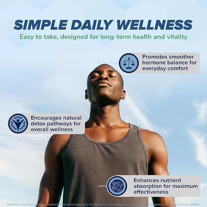 DIM+SGS with Detox Support – 120 Capsules Made In USA- Estrogen Support with DIM Bioperine, DIM Supplement for Women and Men, Estrogen Supplement For Women Menopause & Prostate Hormone Balance For Men