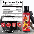 InnoSupps Volcarn 2000 - L-CARNITINE Advanced Energy Liquid | ATP Enhancer with GBEEC | Boosts Energy, Enhances Focus, Caffeine Free, No Artificial Sweeteners | 32 Servings (Tropical Blast)