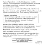 Arginaid Arginine Powder, Drink Mix Formula with 4.5g L-arginine Per Serving, Vitamin C & Vitamin E, Cherry Flavor, 0.32 Ounce, Pack of 56