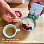Layer Origin | PureHMO Human Milk Oligosaccharide (HMO 2'-FL) Prebiotic Fiber Powder - Feed 200 Billion Probiotics/Scoop, 45 Servings