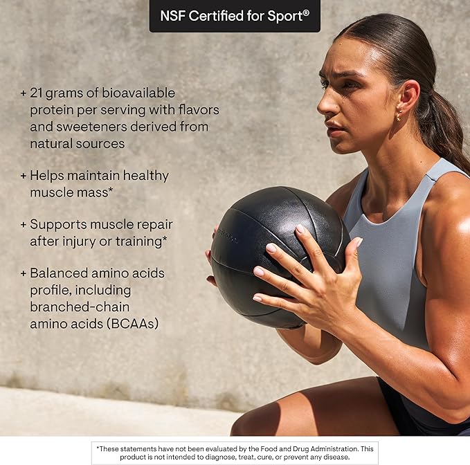 THORNE - Whey Protein Isolate - Balanced Amino Acids Profile with BCAAs - 21 Grams of Easy to Digest Whey Protein Powder - NSF Certified for Sport - Vanilla - Gluten & Soy-Free - 14 Packets