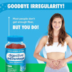 Digestive Advantage Prebiotic Fiber Gummies + Probiotics for Gut Health, 5g Prebiotic Fiber Plus 1 Billion CFU Probiotic, Supports Digestive Health & Regularity, (60ct Bottle) Strawberry Flavor*