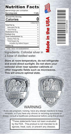 Colloidal Silver Immune Support 10 PPM Nano Liquid (64 fl oz)