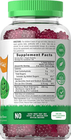 Carlyle Elderberry Gummies for Kids | 120 Count | Zinc and Vitamin C | Berry Flavor | Vegan, Non-GMO, and Gluten Free | by Lil' Sprouts