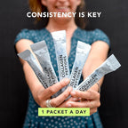 AMANDEAN Collagen Peptides Powder Packets | 30 Individual Stick Packs | Grass-Fed Hydrolyzed Collagen Protein | Unflavored, Easy to Mix | Travel Friendly | Promotes Healthy Gut, Skin, Hair, Nails.