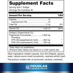 Douglas Laboratories Quell Fish Oil EPA/DHA Plus D | 3:2 Ratio of EPA to DHA Essential Omega 3 Fatty Acids Plus 1,000 I.U. of Vitamin D3* | 60 Softgels