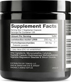 Toniiq 50 Billion CFU Lactobacillus Reuteri Probiotic 50mg per Serving - L Reuteri Probiotics - Highest CFU Count Lactobacillus Reuteri Probiotic - 120 Vegetarian Capsules - 120 Servings