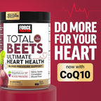 Force Factor Total Beets Delicious Superfood Powder with Nitrates to Support Healthy Blood Pressure, Circulation, Blood Flow, Nitric Oxide, Energy, Stamina & Cardiovascular Heart Health, 30 Servings