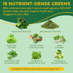 2 PACK Organic Super Greens Daily Superfood Gummies + Probiotics, Spirulina, Chlorella Spinach Broccoli, Prebiotic Fiber, Mushroom -Rich in Vitamins & Antioxidants - Digestive, Focus, Energy, No Sugar