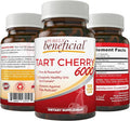 PURELY beneficial Tart Cherry Capsules 1500 mg, Extra Strength Montmorency Tart Cherry Extract, Uric Acid Flush for Joint Comfort, Antioxidant & Immune Support, Non-GMO, Gluten Free, 120 Count