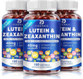 Lutein and Zeaxanthin Supplement - AREDS 2 Plus+ Eye Vitamins, 40 mg Lutein & 8 mg Zeaxanthin with Vitamins C, E, Zinc, Omega-3 & CoQ10 for Blue Light Protection, Eye Health Support  - 450 Softgels