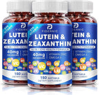 Lutein and Zeaxanthin Supplement - AREDS 2 Plus+ Eye Vitamins, 40 mg Lutein & 8 mg Zeaxanthin with Vitamins C, E, Zinc, Omega-3 & CoQ10 for Blue Light Protection, Eye Health Support  - 450 Softgels