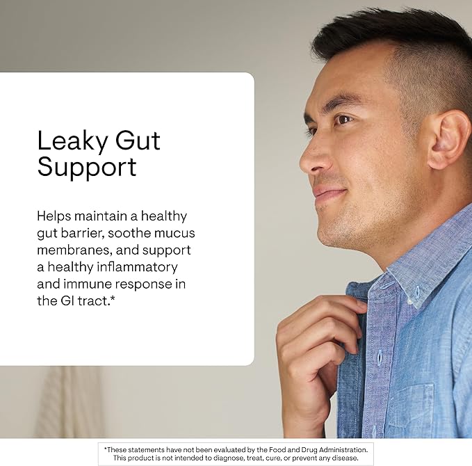 THORNE - Leaky Gut Support (Formerly EnteroMend) - Gut Health Supplement - Supports Optimal Digestive Function & Bowel Regularity* - NSF Certified for Sport - Orange Vanilla Flavor - 30 Servings