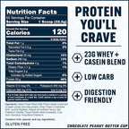PEScience Select Protein Powder, Whey and Casein Blend, Lean Protein Powder for Women and Men, Low Calorie, Low Carb, Keto Friendly, Gluten Free, Chocolate Peanut Butter Cup - 55 Servings