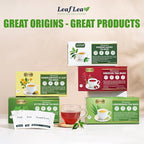 LeafLea Dandelion Root and Leaf Tea Bags, 40 Count, Roasted Dandelion Root Tea Blend, Natural Herbal Tea for Digestion & Wellness, Te de Diente de Leon, Individually Wrapped, Caffeine-Free, No Sugar