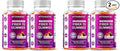 Vitamatic Prebiotic Fiber Gummies for Adults – 4 Pack (Total 120 Gummies) 7g Fiber per Serving | Extra Strength | Zero Sugar Added | Pectin-Based | Digestive Health & Regularity Support