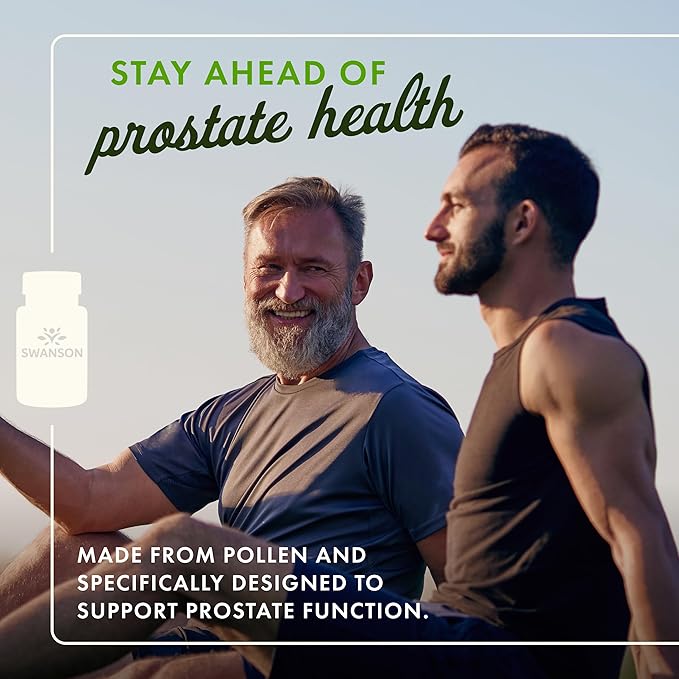 Swanson Graminex Flower Pollen Extract - Men's Health Supplement to Support Prostate, Kidney, Bladder & Urinary Tract Health* - Non-GMO - 60 Capsules