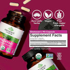 ORGANIC INDIA Shatavari Herbal Supplement - Supports Hormonal Balance, Immune and Inflammatory Response, Vegan, Gluten-Free, USDA Organic, Supports Reproductive Health - 90 Capsules