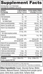 OLLY Kids Multivitamin & Probiotic Gummy, Digestive Support, Vitamins A, D, C, E, B, Zinc, Chewable Supplement, Berry Flavor, 60 day supply - 120 Count