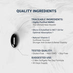 Naturalis Liposomal NMNH 300mg (NMN Alternative) | Boost NAD+ Levels & Support Healthy Aging* | Bioenhanced with Vitamin E for Advanced Absorption, Stability & Antioxidant Protection* | 60 Softgels