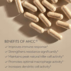 HPD Rx Premium AHCC & Shiitake Mushroom 1100 mg per Serving Supplement, Natural Immunity Booster, Maintains Natural Killer Cell Activity | AHCC is Proven in 30+ Studies | 60-Day Supply, 2-Pack