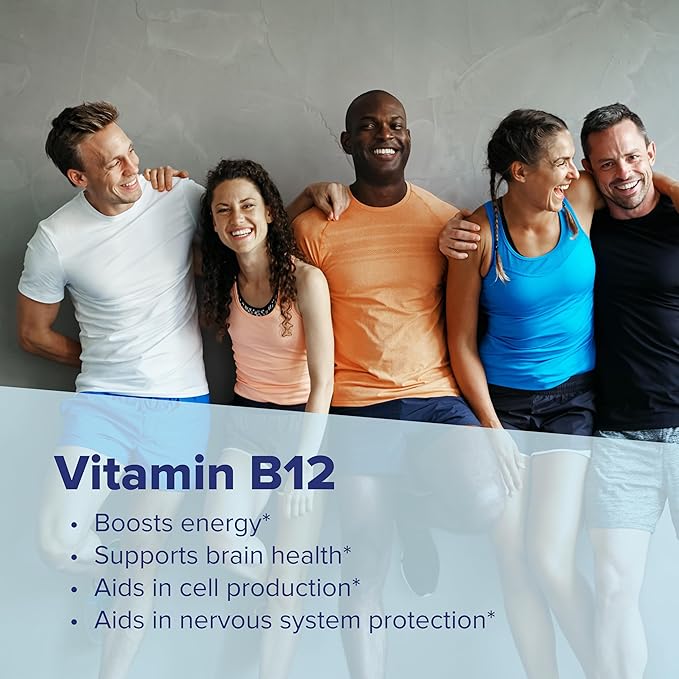 Superior Source No Shot Vitamin B-12 Cyanocobalamin 10000 mcg - Vitamin B-12 to Support Energy Production, Brain Health & Overall Wellness - Sublingual Tablets - 60 Dissolvable Tablets