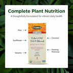 Flora - Udo's Choice Omega 369 Oil Blend, Made with Organic Flax, Sesame & Sunflower Seed Oils, Plant-Based Vegan Omega Fatty Acids, Based on Ideal 2:1:1 Ratio, 8.5-fl. oz. Glass Bottle