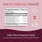 Organic Maca Root Capsules for Women | Peruvian Maca 2250MG Extra Strength | Red, Black & Yellow Root Powder with Black Pepper | Herbal Supplement to Support Energy & Hormone Balance | 120 Ct