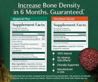 ALGAECAL Bone Builder Pack - Plant Based Calcium Supplement & Strontium - Organic Calcium 750mg with Vitamin D3 1600 IU, Vitamin K2, Magnesium, 16 Nutrients for Bone Health & Density (1-Month Supply)