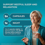 PUREHEALTH Research Sleep Formula - Natural Sleep Support Supplement for Adults - for Restfulness & Relaxation - with Melatonin, Valerian Root, GABA, L-Theanine, Lemon Balm, Hops & More - 60 Capsules