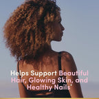 Nature's Bounty Optimal Solutions Advanced Hair, Skin and Nails Pectin Gummies, 2X Biotin Per Serving, No Stick Gummy, Vegetarian Formula, Strawberry Flavor, 200 ct, 100 Total Servings (Pack of 2)