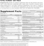 ONNIT Total Human Adult Multivitamin Comprehensive Capsule Packs with Day and Night Support, Daily Vitamin Packs for Men and Women, Dietary Supplement Capsules, 30-Day Supply, 60 Packs