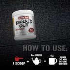 5% Nutrition Rich Piana Knocked Out Natural Sleep Aid Powder | Post-Workout Recovery & Deep Sleep Supplement | GABA, Melatonin, Chamomile, Tyrosine, 5-HTP, & More | 30 Servings (Honey Lemon Tea)