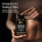 Cocó March N.M.D Digestive Enzymes – Broad Spectrum 18 Enzyme Blend, 600mg Proprietary Blend for Digestive Health, Gas & Bloating Support for Women & Men, Vegan, Dairy Free, 30 Veg Capsules