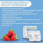 StellaLife Probiotics Oral & Gut Prebiotics Post Probiotics Kit: 44.5B CFU, 11 Oral & 6 Gut Spore strains for Digestive & Dental Health, Bad Breath Treatment, Tongue Hygiene, Strawberry Flavor, 60-day