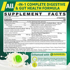 Digestive Enzymes Gummies for Women & Men, Multi-Enzymes with 90Billion CFU Probiotics and Prebiotics & Postbiotic, Vegetable & Fruit Fiber Blend, Super Enzymes for Digestive & Gut Health,Immune,60Cts