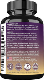 Quercetin with Bromelain, Elderberry, Vitamin C, D3 and Zinc. Super Immune Support Supplement. Organic Complex for Men & Women, Non-GMO, Gluten-Free, Vegan, USA