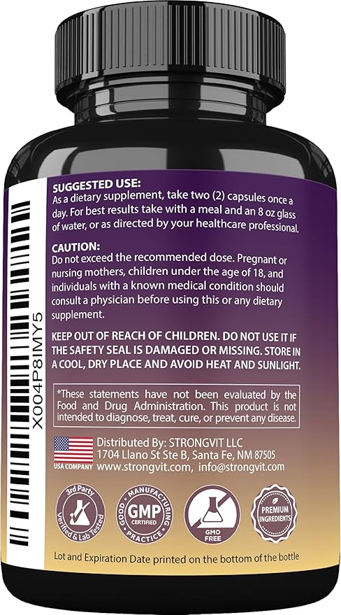 Quercetin with Bromelain, Elderberry, Vitamin C, D3 and Zinc. Super Immune Support Supplement. Organic Complex for Men & Women, Non-GMO, Gluten-Free, Vegan, USA