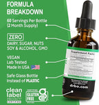 Zeolite Detox for Kids Liquid Drops - Advanced Clinoptilolite with Pure Vitamins B12 & D - Kids Gentle Body Daily Cleanse Focus & Speech Extra Clinoptilolite Zeolite Drops Detox Cleanse Supplement 2oz