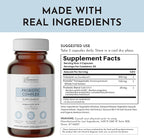 JUST INGREDIENTS Probiotic Complex - 60 Capsules, 5 Billion CFU, Prebiotics, Gut Health Support
